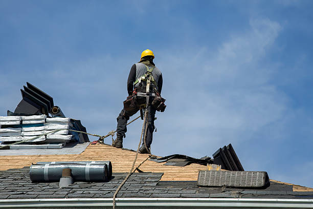 Professional Flat Roof Repair technician working in Maryland, MD